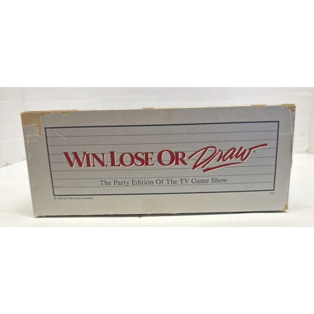 Win, Lose Or Draw The Picture Charades Game Party Edition 1988